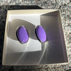 Purple Y2K earrings